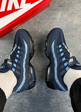 Nike air max 95 big bubble se obsidian/work blue 5