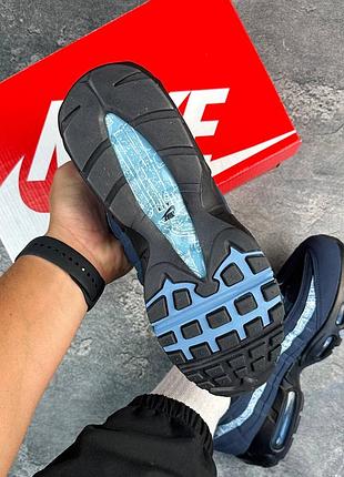Nike air max 95 big bubble se obsidian/work blue 2