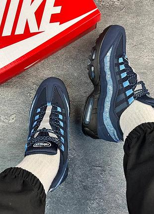 Nike air max 95 big bubble se obsidian/work blue 3