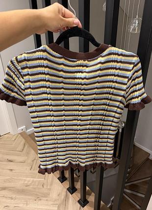 Топ, футболка zara 3