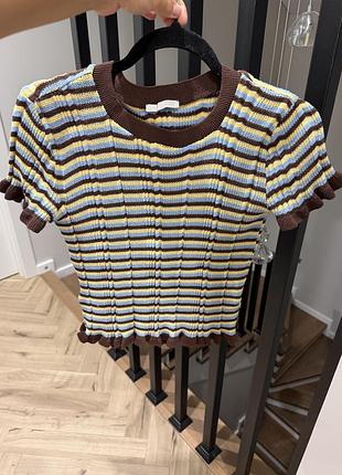 Топ, футболка zara