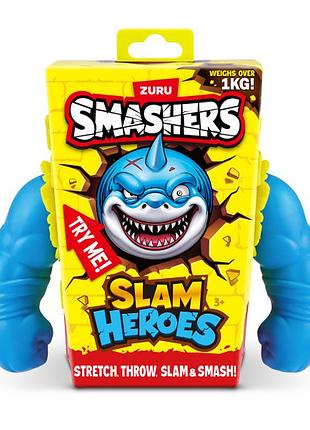 Стретч-игрушка smashers slam heroes shark