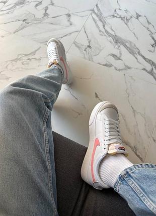 Nike blazer low platform pink 4