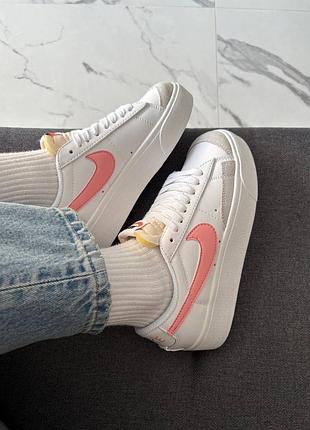 Nike blazer low platform pink 7
