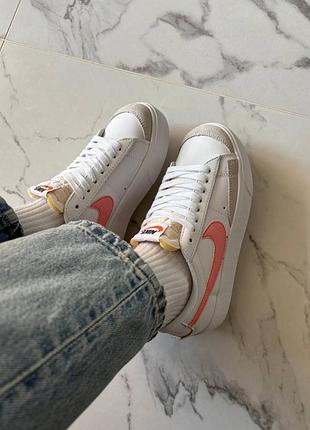 Nike blazer low platform pink 10
