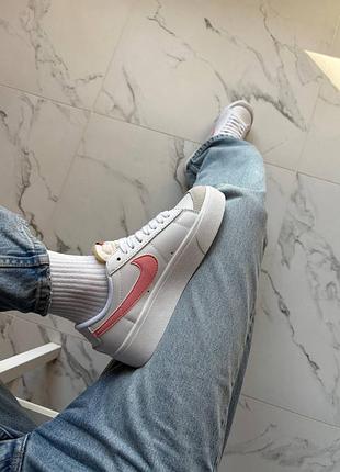 Nike blazer low platform pink 6