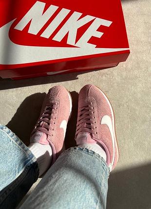 Nike cortez vintage suede pink 4