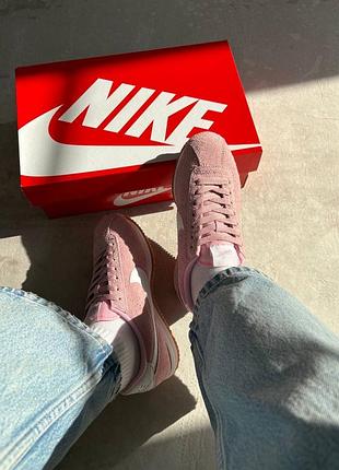 Nike cortez vintage suede pink 10