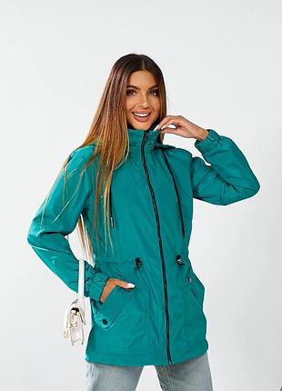 Куртка 523 бірюза