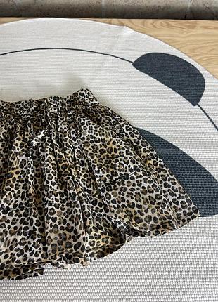 Спідничка в леопардовий принт zara 3