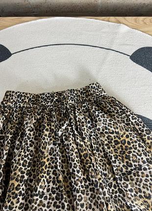 Спідничка в леопардовий принт zara 5