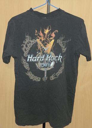 Футболка hard rock cafe мужская черная с принтом