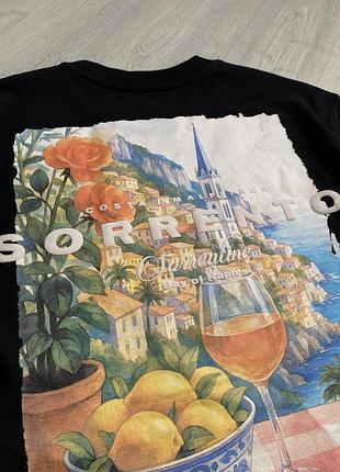 Чоловіча футболка primark з принтом «costa amalfitana sorrento»