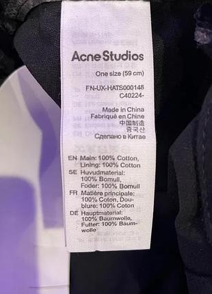 Acne studios кепка 4