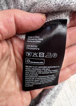 Легкий теплий светр кофта гольф h&m 8