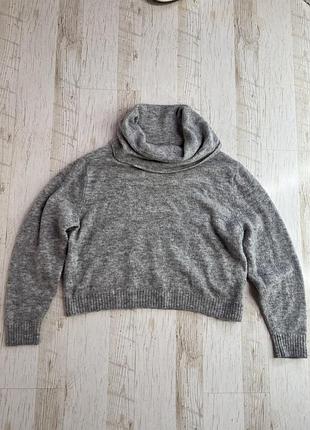 Легкий теплий светр кофта гольф h&m 6
