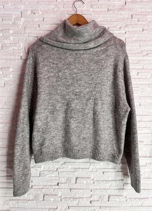 Легкий теплий светр кофта гольф h&m 5