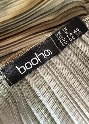Довга сукня плісе boohoo 7