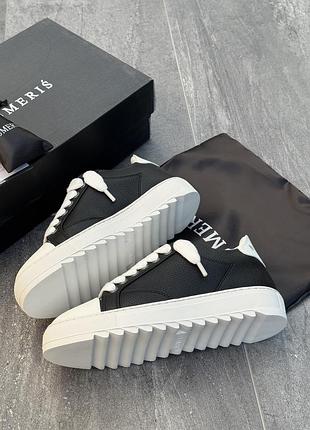 Мужские кеды numeris black lether 7