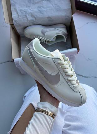 Nike cortez beige silver 6