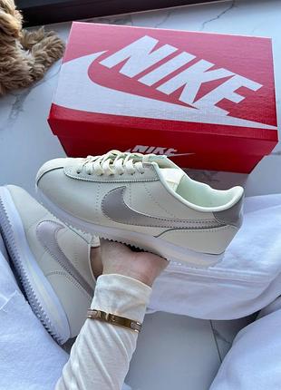 Nike cortez beige silver 7