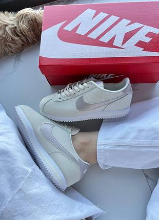 Nike cortez beige silver 8