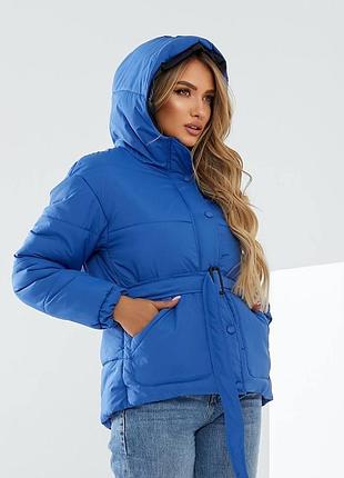 Куртка с поясом, арт. 332, електрик 5