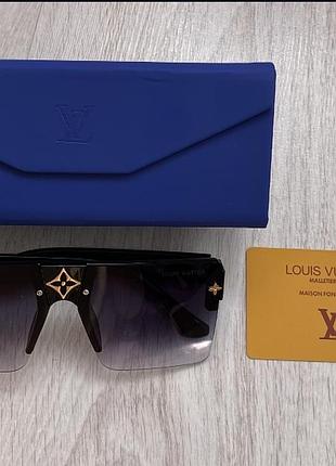 Роскошнве люкс лого очки 1:1 lv louis’s vuitton градиент чехол карта