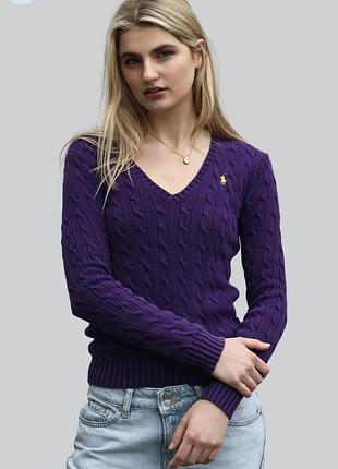 Стильна вязана а кофта светр джемпер polo ralph lauren
