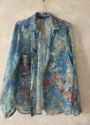 Шифонова блуза zara