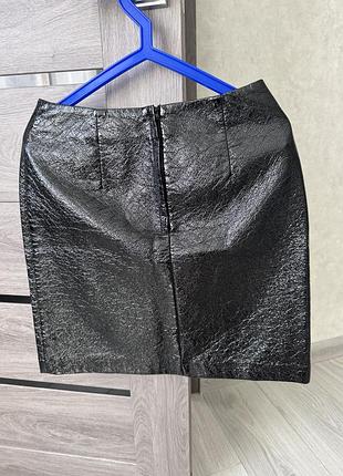 Спідниця жіноча лакова . h&m