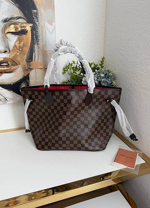 🖤 louis bag premium canvas 🖤 премиум канвас натуральная кожа брендовая большая сумка торба шоппер люкс шашки