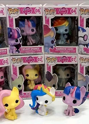 Фігурки 8в1 поні funko pop my little poni.