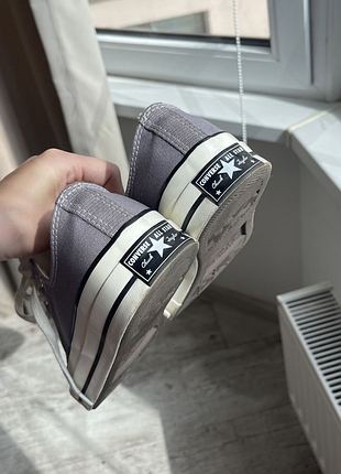 Фиолетовые кеды converse 40р 3
