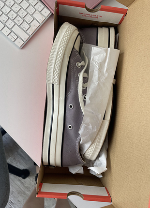 Фиолетовые кеды converse 40р 5