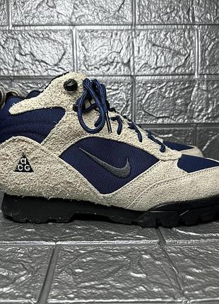 Мужские кроссовки nike acg torre mid waterproof beige/blue fd0212-100