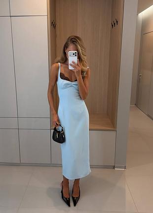 Жіноча сукня з мереживом на бретельках xs s m l xl