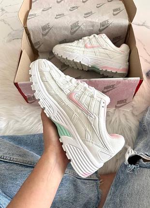 Nike p-6000 white pink 6