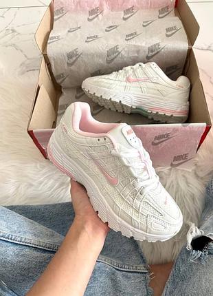 Nike p-6000 white pink 8