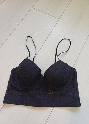 H&m-75c-мереживне корсетне бюстьє