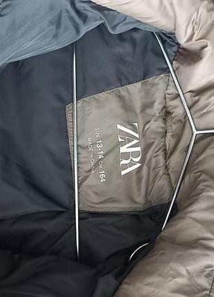 Фирменный пуховик zara 3