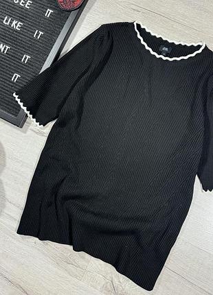 Футболка фактурна з контрастною окантовкою river island