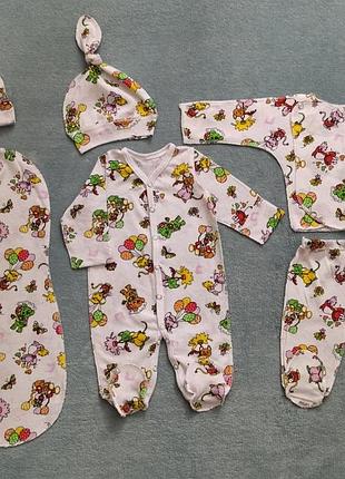 Комплект для новорожденных handmade