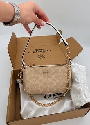 Сумочка signature canvas bag