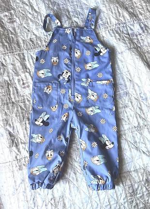 Новий напів комбінезон disney primark 12-18 міс 86 см