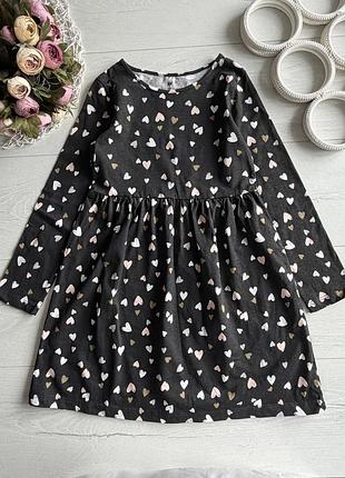6,7 років, зріст 122,128 трикотажна сукня  h&m (эйч энд эм)  артикул 28350