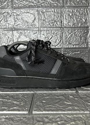 Чоловічі кросівки lacoste black synthetic mens 7-40sma016902h