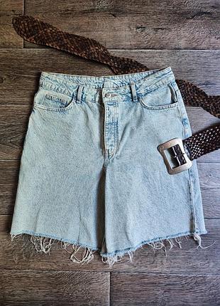 Джинсовые шорты / шорты бермуды / bermuda short / primark ☕ размер 40eur (наш 44р)