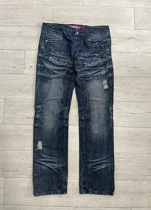 Southern denim "dean" — карго джинси з потертостями