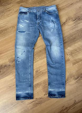 Джинси marcelo burlon slim fit, розмір 34